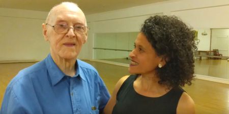 99-Year-Old Waterford Man Dances His Way Into Crowd’s Hearts