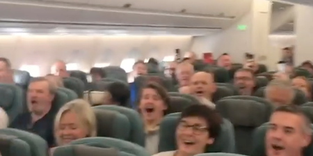 Ireland fans en route to Tokyo for All Blacks quarter-final belt out Ireland’s Call