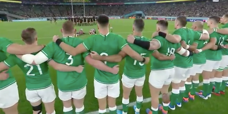 WATCH: Fields of Athenry drowns out New Zealand’s haka ahead of RWC quarter-final