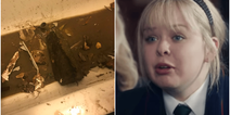 Derry Girls star lucky to escape injury after concrete block crashes through ceiling