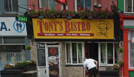 A closure order was served to Tony's Bistro