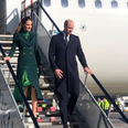 William and Kate land in Ireland wearing green and with a message As Gaeilge