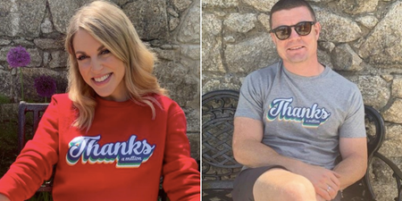 Amy Huberman launches a range of t-shirts and jumpers for brilliant cause