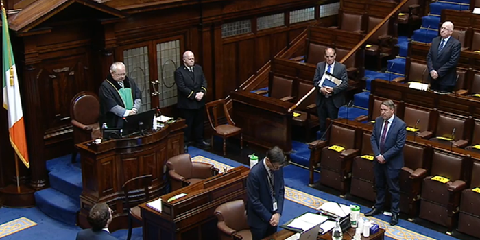 Dail holds minute's silence for those affected by racism