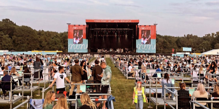 PICS: The UK’s first socially distanced concert drew plenty of praise last night