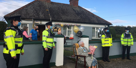 Offaly village makes a big fuss for 100-year-old ‘iconic’ resident Moll Collins