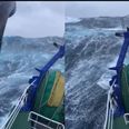 WATCH: Donegal fisherman shares terrifying footage out at sea during Storm Aiden