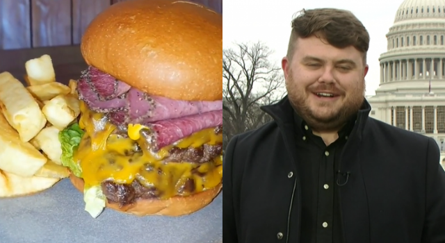 Irish CNN reporter and his 'donie special' burger