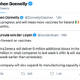 This is why Stephen Donnelly’s tweet has received thousands of the same reply
