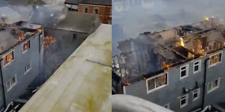 WATCH: A major fire broke out at the scene of two popular Wexford pubs today