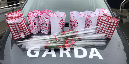 Gardaí in Clare deliver Valentines gifts to elderly locals unable to see family and friends