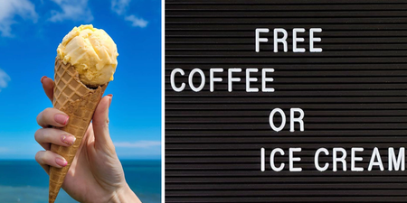 This ice-cream van is giving away free ice-cream to anyone named Nicole or Stephen