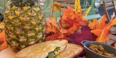 We're putting this pineapple toastie in Laois on our must-try list