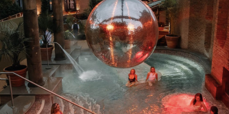 We’re obsessing over this Antrim hotel with a disco ball in the pool
