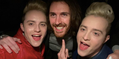 Spotted: Jedward and Hozier having the craic in LA