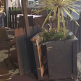 Kildare café finds outdoor seating area destroyed this morning