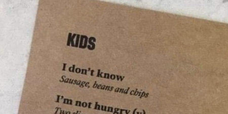This Kildare eatery has a gas new kids menu