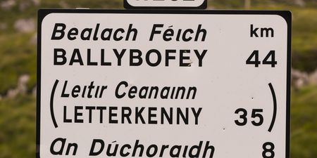 Donegal Councillor applauds graffiti over English place names