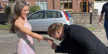Bono visits childhood home and becomes temporary date to debs