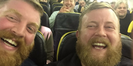 Remember when two identical strangers sat beside each other on a Ryanair flight