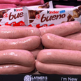 There's a Monaghan butcher selling Kinder Bueno sausages