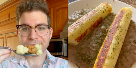 TikTok chef recreates classic dishes, making ‘mangers and bash’ and ‘teans on boast’
