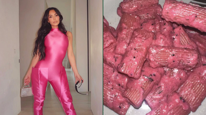 Here's how to recreate Kim Kardashian's Barbiecore pasta