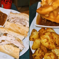 We are obsessed with the new chicken & stuffing baguette and roasties food trend