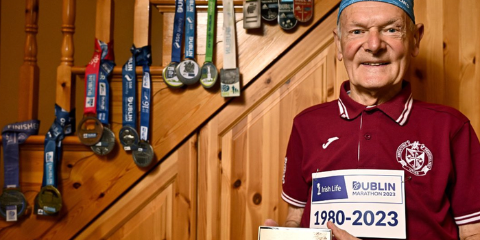 dublin marathon 80 year old