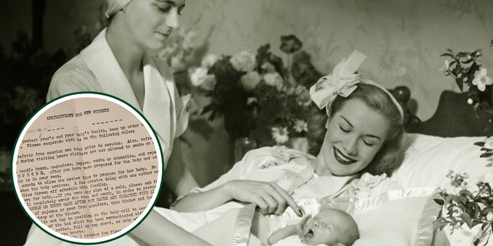 rules for new mothers 1940s